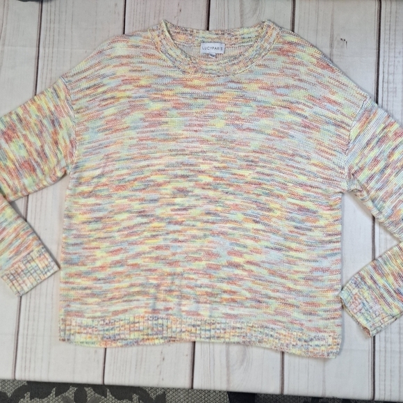 3 FOR 12 SALE Lucy Paris Multicolor Sweatshirt Size Small - Picture 1 of 12